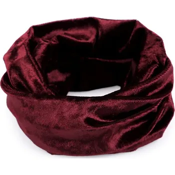 Šála Multifunkční šátek / rouška / nákrčník - 6 vínová dámská