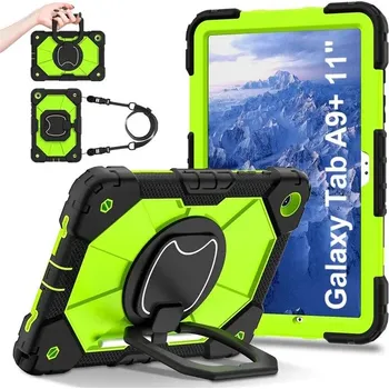 Pouzdro na tablet Outdoorový Obal Na Samsung Galaxy Tab A9 Plus Barva: Černo-Zelená