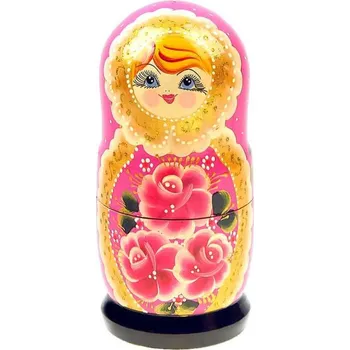 Ruská Matrjoška 5ks 18cm Original (každá jedna matrioška je ručně malovaný originál)