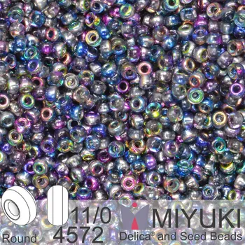 Korálek Korálky Miyuki Round 11/0. Barva 4572 Magic Blue. Balení 5g.