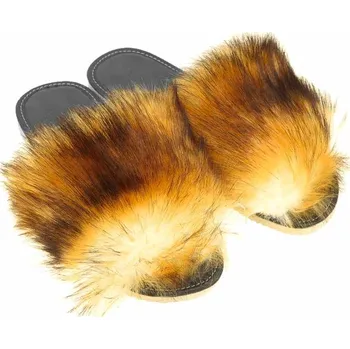 Dámské pantofle TifanTEX Dámské módní pantofle s kožešinou 37