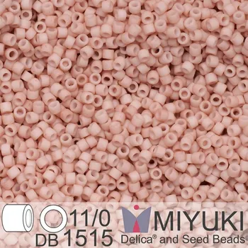 Korálek Korálky Miyuki Delica 11/0. Barva Matte Opaque Pink Champagne DB1515. Balení 5g