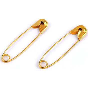 Spínací špendlíky délka 28 mm 10ks - 2 zlatá