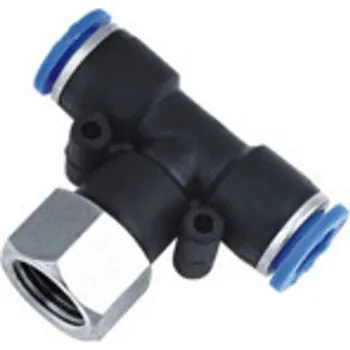 Fitinka STNC T-spojky, spodní vnitřní závit G, pro hadičky 6mm - otočné Rozměr závitu: G1/4"