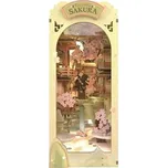 RoboTime 3D Puzzle Zarážka na knihy "Falling Sakura" (dřevěná)