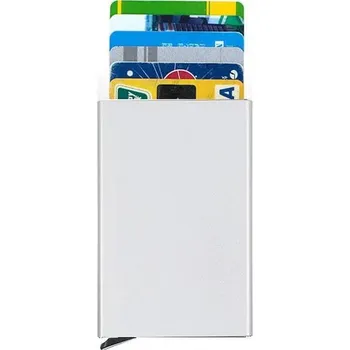 Peněženka Hliníková tenká peněženka na karty - Stříbrný