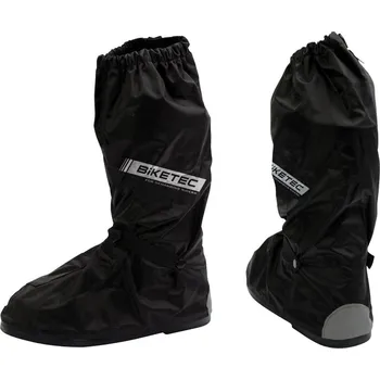 Moto obuv BIKETEC Nepromokavé návleky na boty BIKETEC Černá