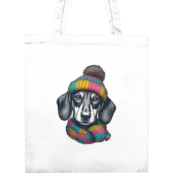 Nákupní taška unisex s potiskem Taška Jezevčík kulich