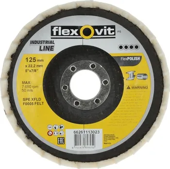 Řezný kotouč NORTON-CLIPPER Netkané lamelové kotouče 125x22mm Flexovit Clean & Blend