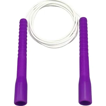 Švihadlo Kabelové švihadlo s dlouhou rukojetí — fialovo bílé