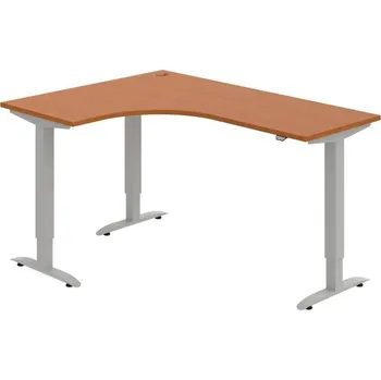 Kancelářský vozík HOBIS trigon elektr.stavitelný stůl stand.ovlad. - MST 2 60 P, třešeň + doprava zdarma