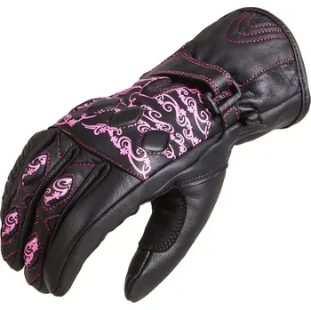 Moto rukavice Wolf Fiori Pink Dámské Kožené rukavice na motorku - Velikost S