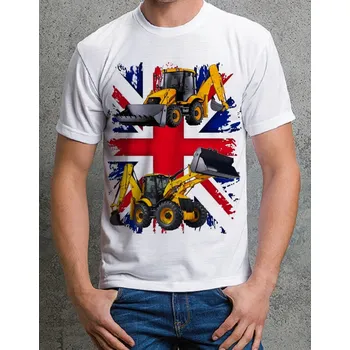 Pánské tričko tričko JCB 4CX XS