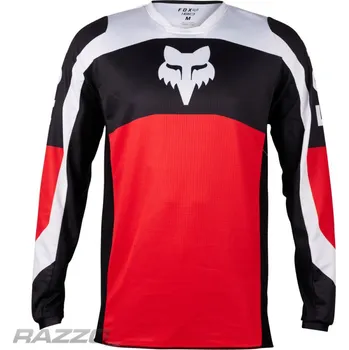 Moto oblečení Pánský MX dres FOX 180 Nitro Jersey Flo Red 2024 M