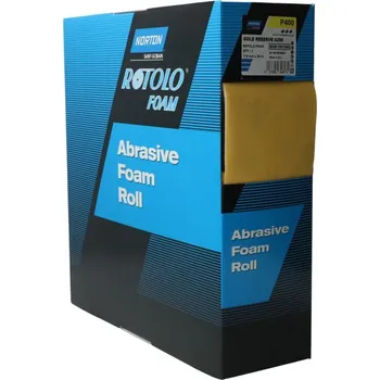 Brusný kotouč NORTON-CLIPPER Antiloading Standardní role Pěnový samosvorný 115mm x25m Zr 400 Norton GOLD RESERVE