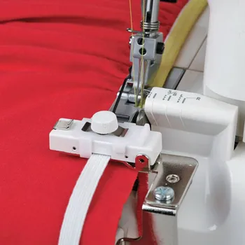 Příslušenství k šicímu stroji Vodič pro všívání a řasení gumy (3,5 - 8 mm) pro overlock Janome AT2000D
