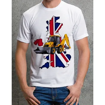 Pánské tričko tričko JCB 3CX XXL