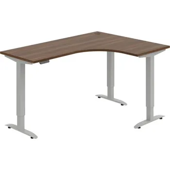 Kancelářský vozík HOBIS trigon elektr.stavitelný stůl paměť.ovlad. - MST 2M 60 L, ořech + doprava zdarma