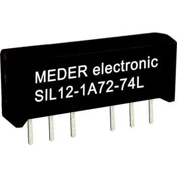 Relé StandexMeder Electronics SIL24-1A72-71D relé s jazýčkovým kontaktem 1 spínací kontakt 24 V/DC 0.5 A 10 W SIL-4