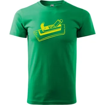 Pánské oblečení ON-DESIGN Tričko s TRUHLÁŘEM Velikost: M, Barva: tyrkysová