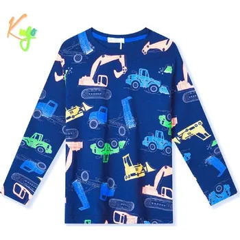 Chlapecké tričko dl.r. Kugo HC9309, modré