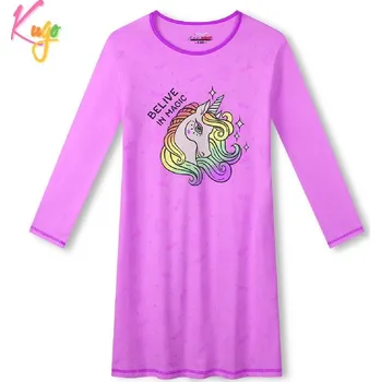 Dívčí noční košile dl.r. Kugo MN3774, fialová