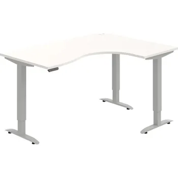 Kancelářský vozík HOBIS trigon elektr.stavitelný stůl paměť.ovlad. - MST 2M 2005 L, bílá + doprava zdarma