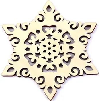 Dřevěný tácek pod kávu | podložka pod hrnek, styl vločka - číslo5