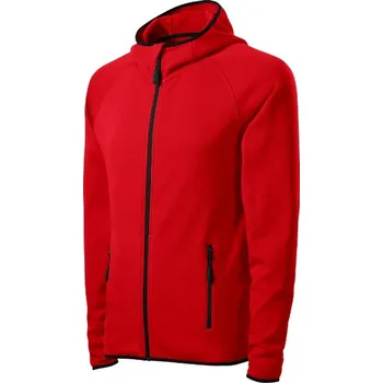 Chlapecká mikina MALFINI® Direct stretch fleece pánský červená Velikost: S