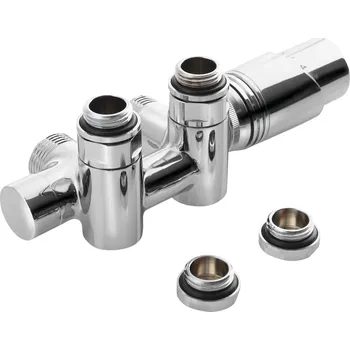 Sprchový set Bruckner WICHER COMBI připojovací sada termostatická pro středové připojení 50mm; chrom