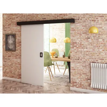 Interiérové dveře Posuvné dveře Beni I Barva korpusu: bílý mat + černý mat