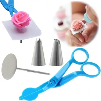 Forma na pečení Caketools Cukrářská sada s nůžkami 4ks