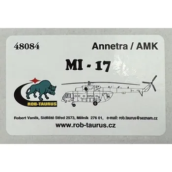 Plastikový model 1/48 Vacu Canopy Mi-17 (ANNETRA/AMK)