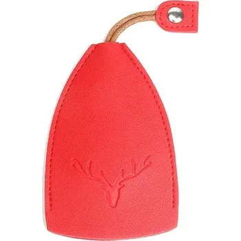 Klíčenka s pouzdrem a motivem jelena - Červené