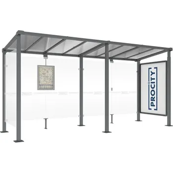 Městské kolo Autobusová zastávka MILANO bez bočnic 2500 mm + doprava zdarma