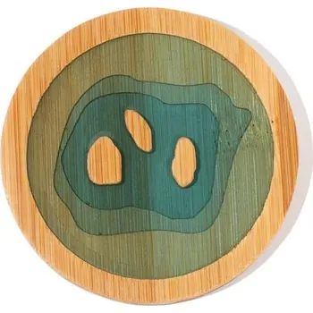 Podtácek Dřevěný podtácek | podložka pod hrnek - L-9 cm