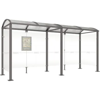 Městské kolo Autobusová zastávka klenutá se dvěma bočnicemi 5000 mm + doprava zdarma