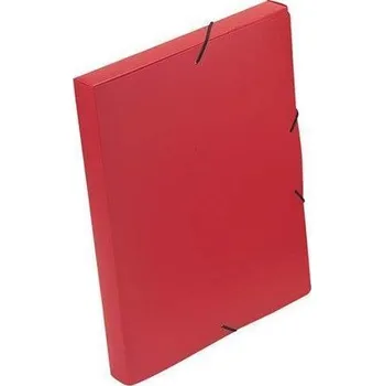 Archivační box Desky s gumičkou "Coolbox", červené, PP, 30 mm, A4, VIQUEL