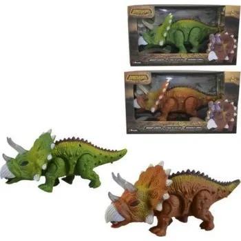 Dinosaurus na baterie světlo a realistický zvuk 21cm 2 druhy