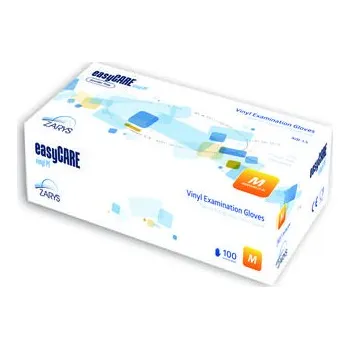 Zdravotnický materiál Zarys Rukavice vinyl bez pudru EASY-CARE M / 100 ks