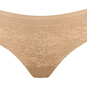 Kalhotky Dámské kalhotky SLOGGI ZERO LACE HIPSTRING Béžová XS