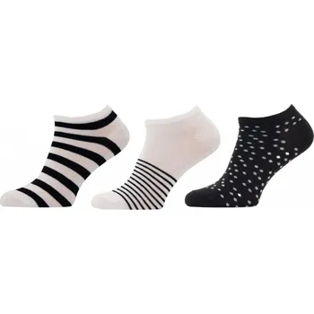 Dámské ponožky Novia Ponožky dámské kotníkové 1137 Barva: mix barev, Velikost: 26-27, Balení: 3 páry