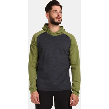Pánské oblečení Pánský merino svetr KILPI Moseo zelený Velikost: XL