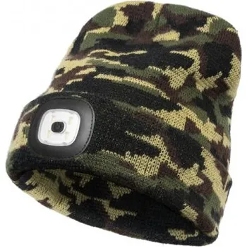 Pokrývka hlavy Delphin Zimní čepice CamouLED - UNI