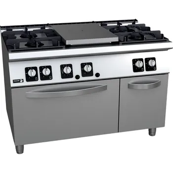 Sporák FAGOR C-G751 SPORÁK PLYNOVÝ S PLOTNOU +4 hořáky + TROUBA PLYNOVÁ