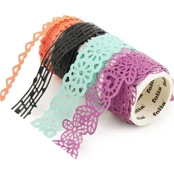 Lepicí páska Krajková washi páska 4x1m party