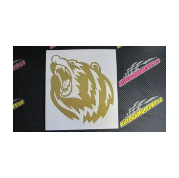 Samolepící dekorace SAMOLEPKA Medvěd 008 levá (10 - červená) NA AUTO, NÁLEPKA, FÓLIE, POLEP, TUNING, VLASTNÍ TEXT, TISK, AUTOSAMOLEPKY.cz, POLEPY, OBRÁZEK, LOGO, SAMOLEPKY