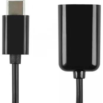 Datový kabel Accura USB-C - USB-A 2.0 M/F 0.15m OTG ACC2283
