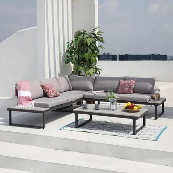 Zahradní sestava Zahradní sedací souprava MODENA - Šedá