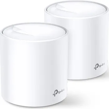 Počítačové příslušenství WiFi router TP-Link Deco X20 (2-pack) AX1800, WiFi 6, 2x GLAN, / 574Mbps 2,4GHz/ 1201Mbps 5GHz
